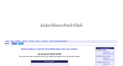 Desktop Screenshot of lakeshorepark.org